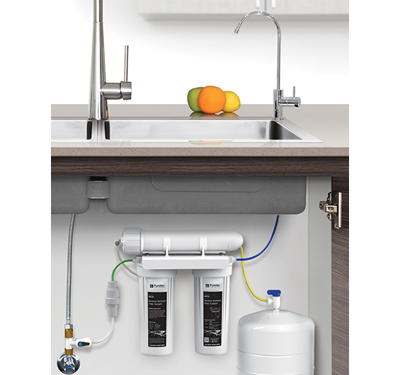 Puretec RO Series Reverse Osmosis Under-Sink Water Filter System