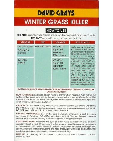 David Grays Winter Grass Killer 125g