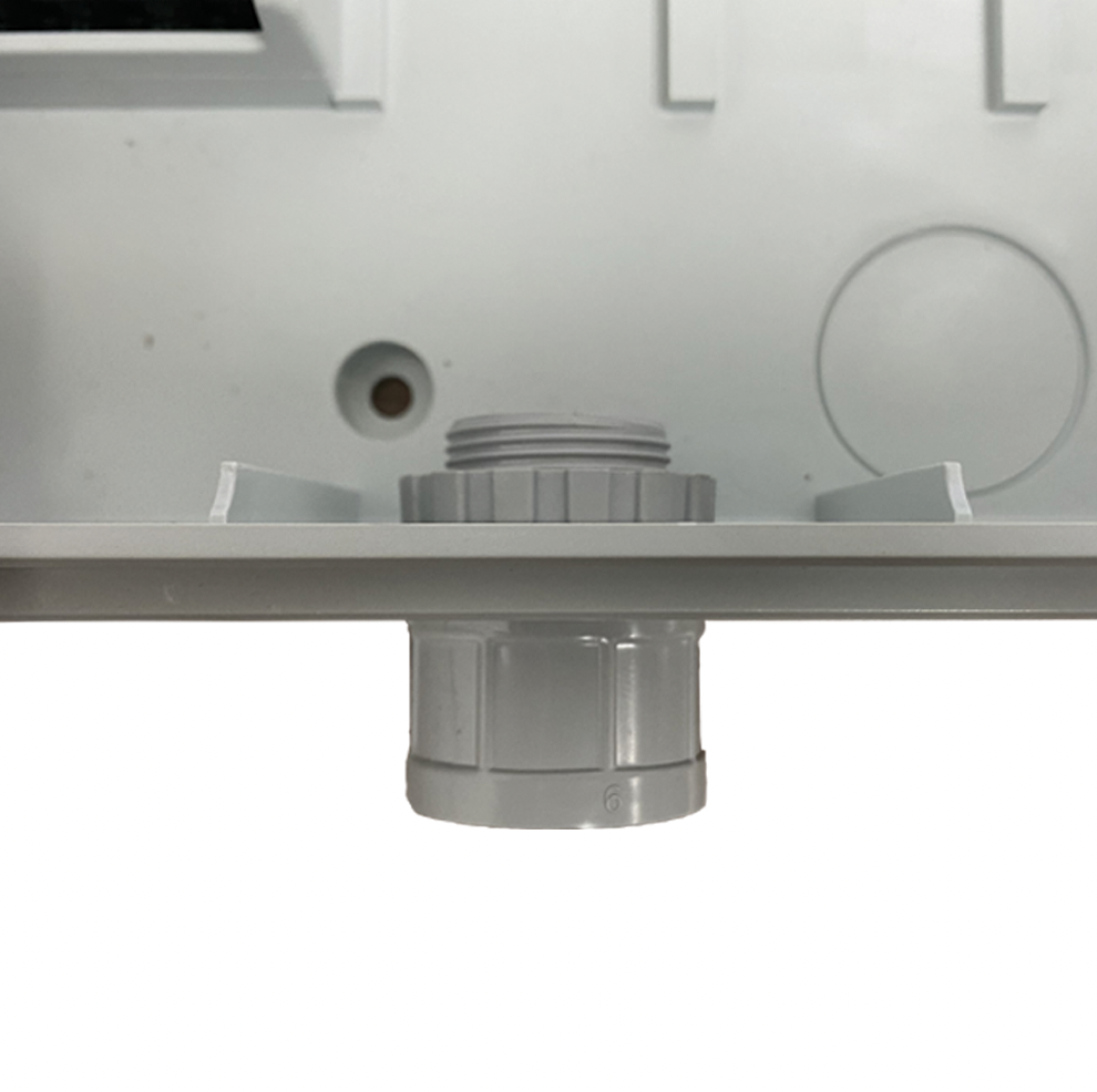 Conduit Plain to Screwed Adaptor 25mm with Lock Ring