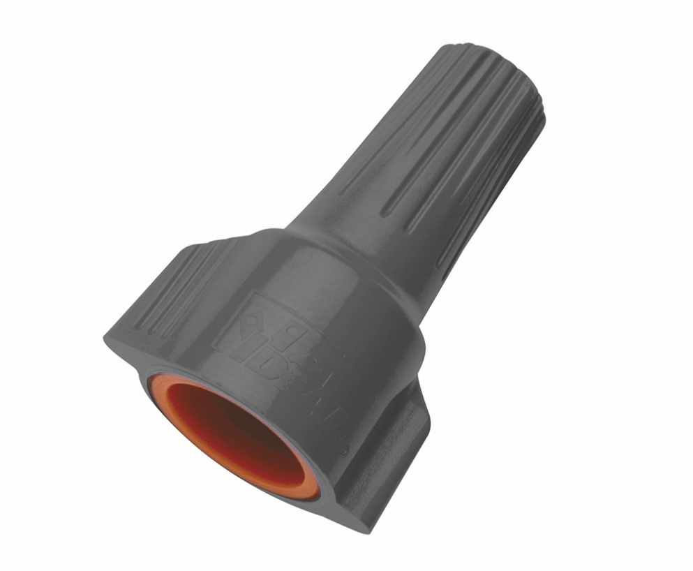 Ideal Twister Grey & Orange Weatherproof Wire Connector Model 61 - Pack Of 25