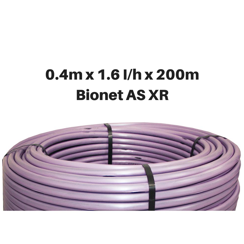 Netafim Bionet AS XR 1.6lhr 0.4m 200m Purple