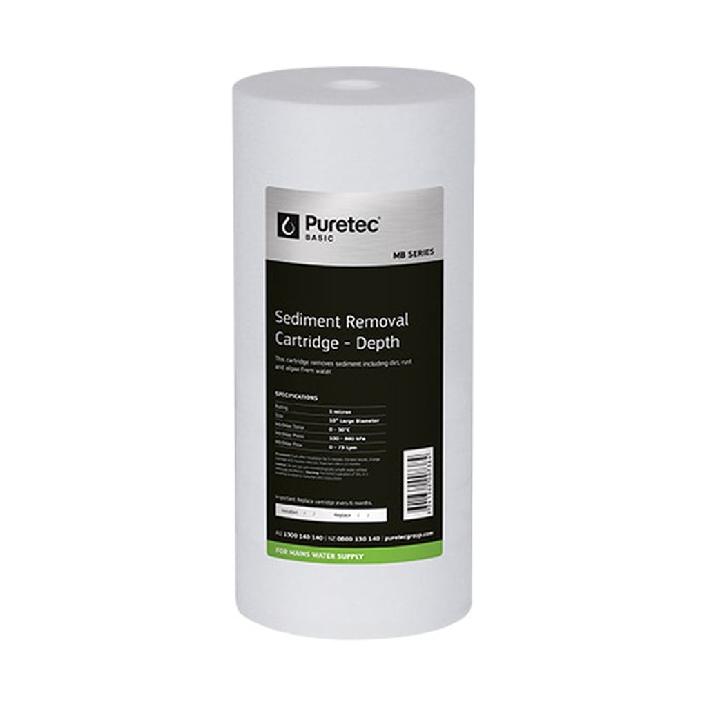 Puretec 10" x 4.5" Melt Blown Sediment Cartridge 5 Micron MB05LD1