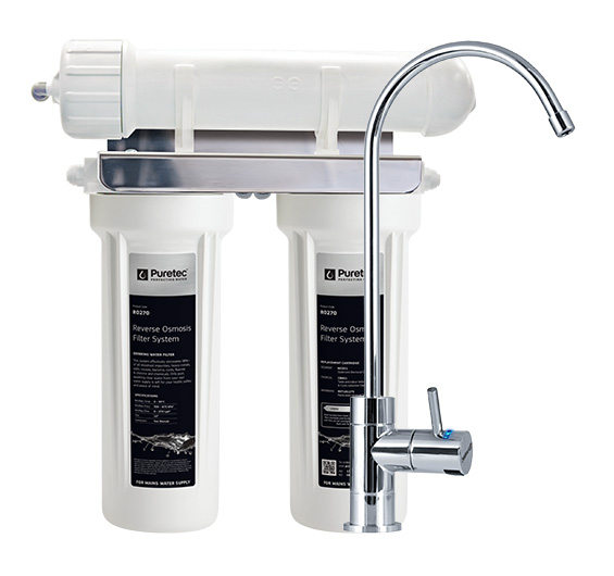 Puretec RO Series Reverse Osmosis Under-Sink Water Filter System