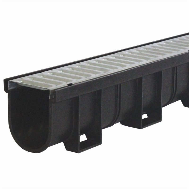 Reln Storm Drain 100mm x 3m  Galvanised Grate