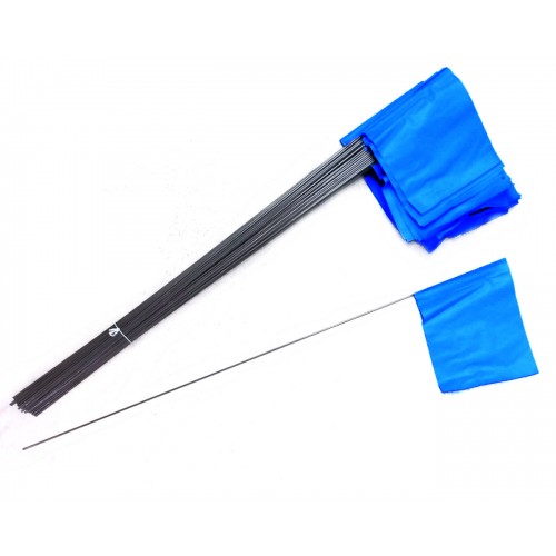 Rain Bird Sprinkler Marker Flags BLUE - Bundle of 100