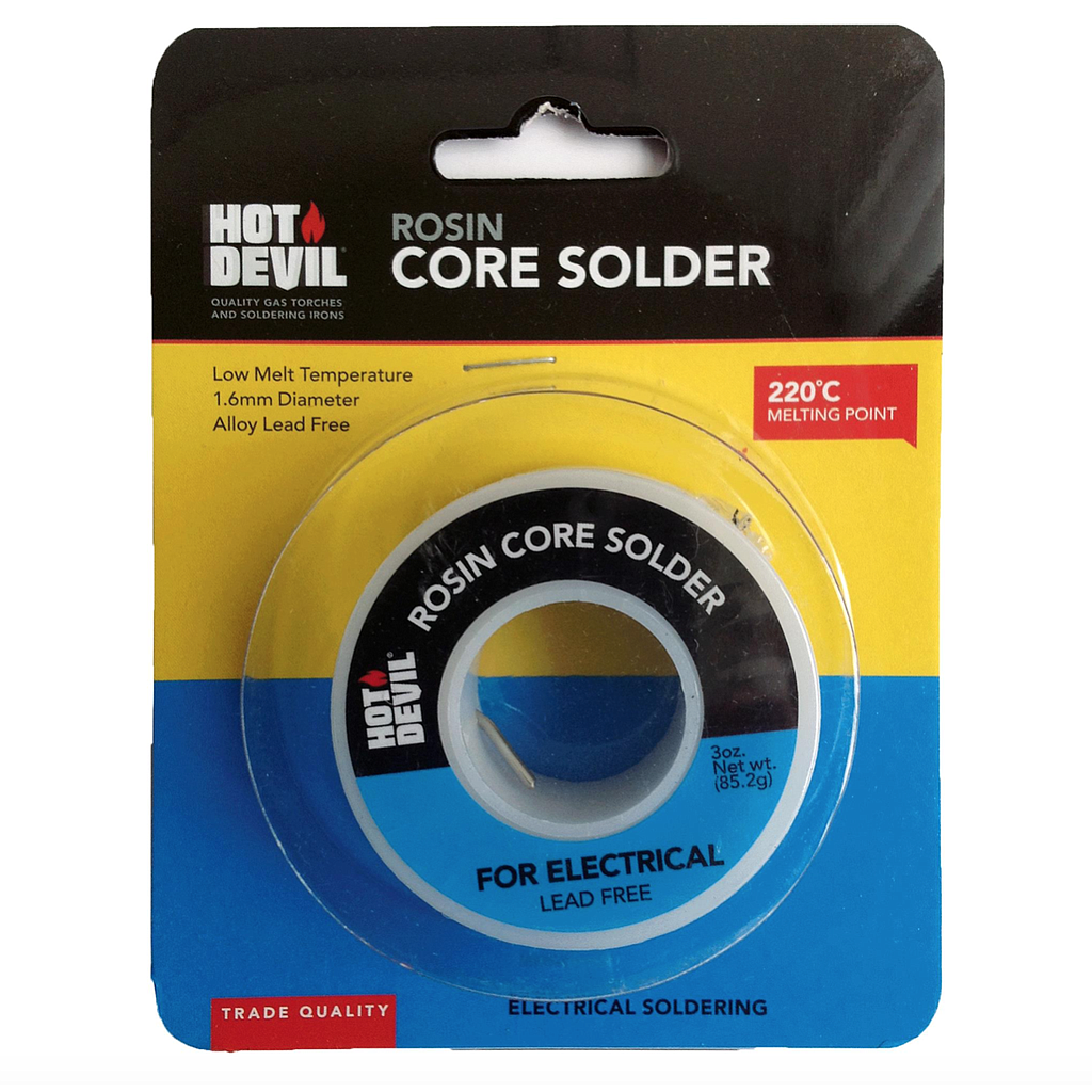 Hot Devil Rosin Core Solder
