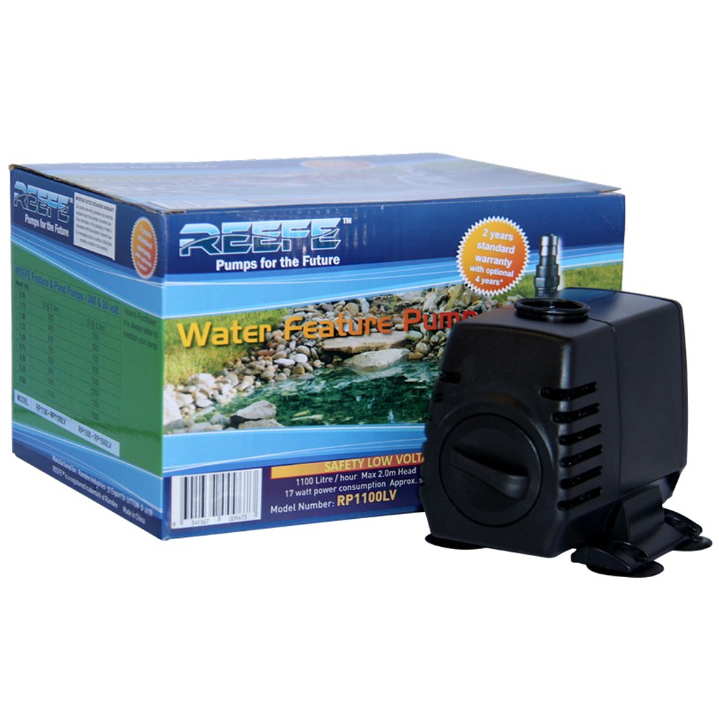Reefe RP1100LV Low Voltage Pond Pump 24V 1100 L/H 10m Cable