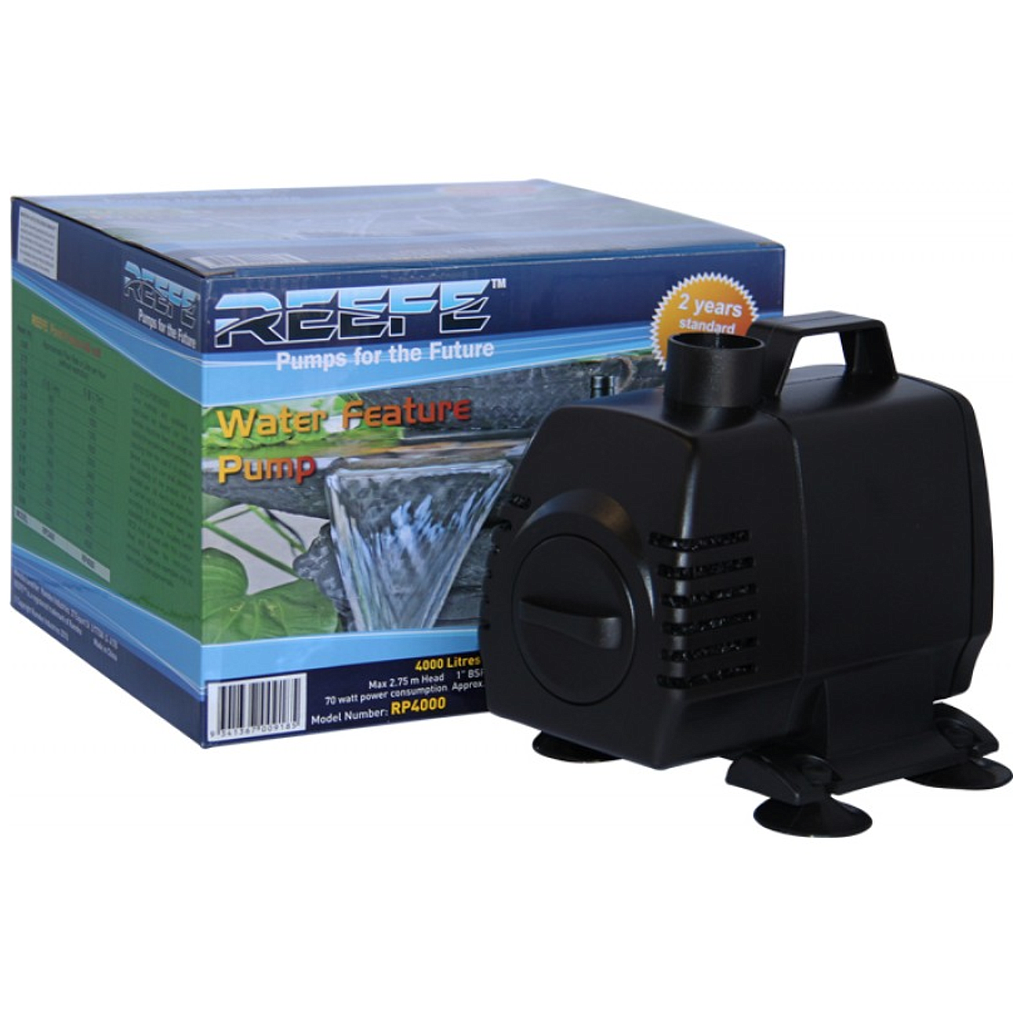 Reefe RP4000 Pond Pump 240V 4000 L/H 10m Cable