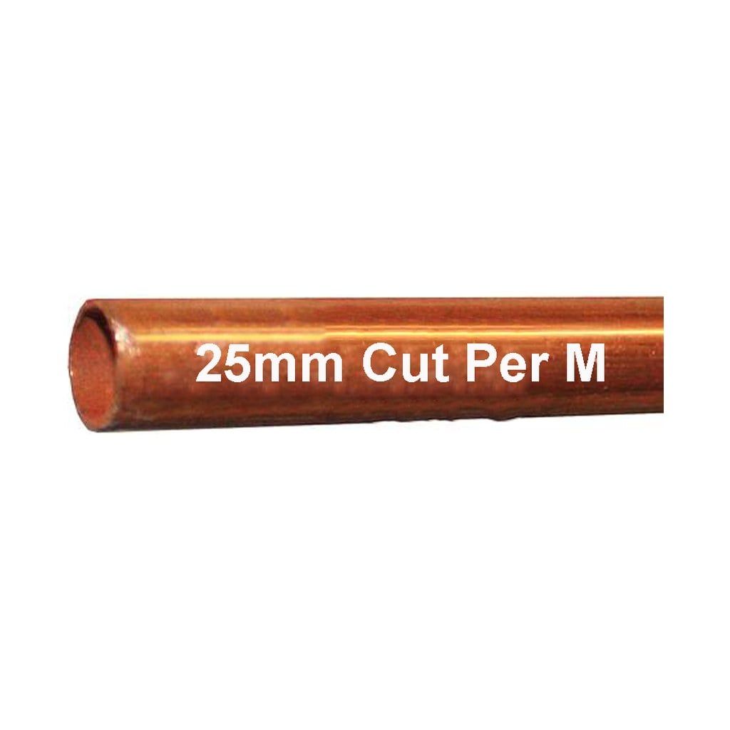 Copper Tube 25mm Cut Per M