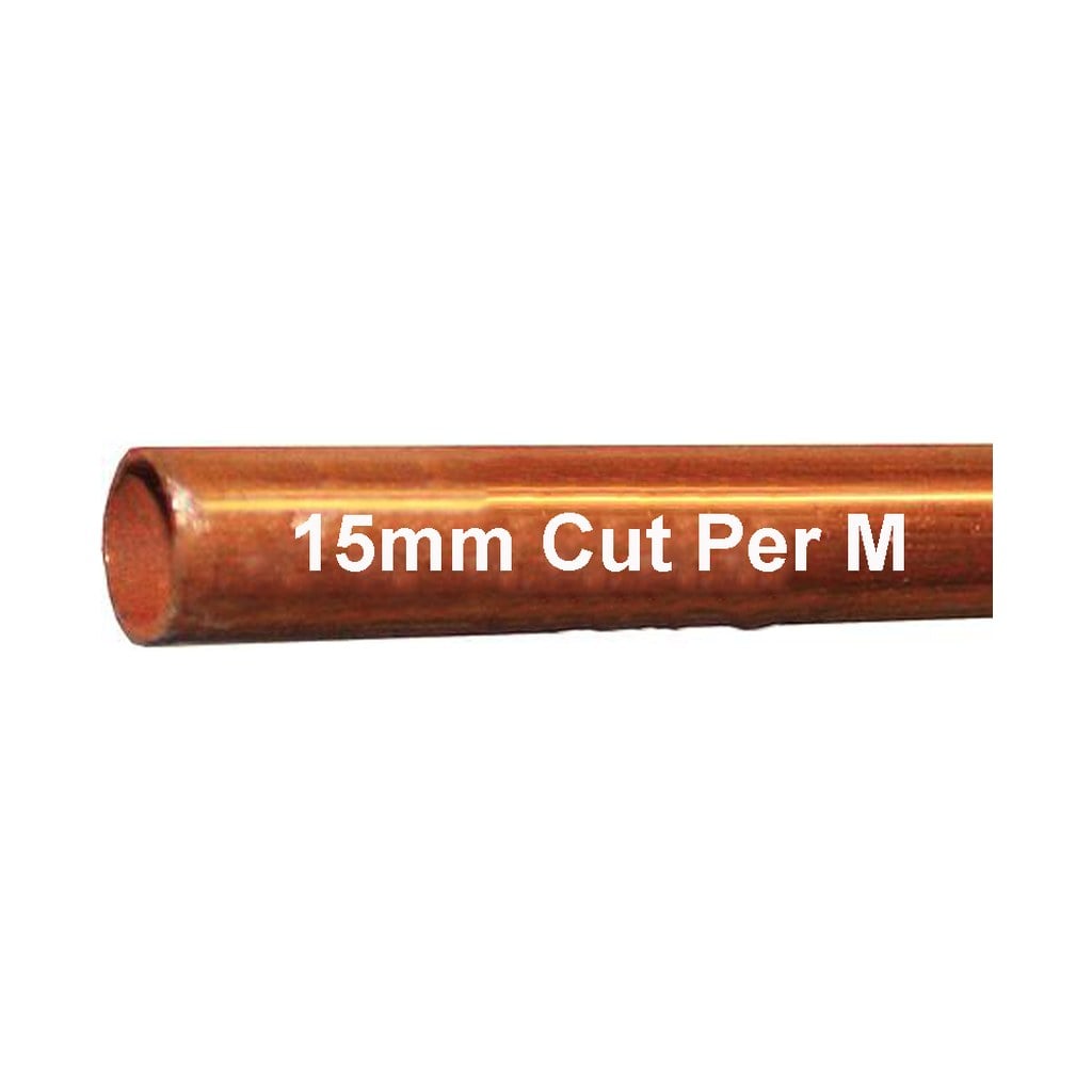 Copper Tube 15mm Cut Per M