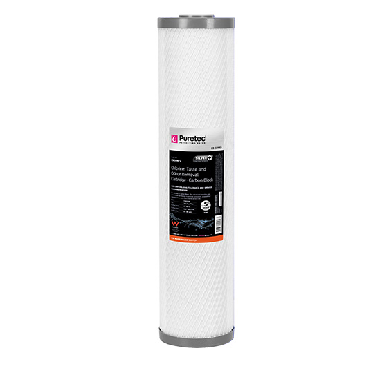Puretec 20" x 4.5" Carbon Block Filter 10 Micron CB10MP2