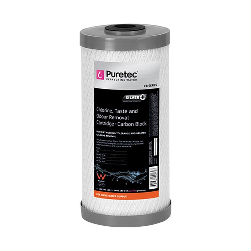 Puretec 10" x 4.5" Carbon Block Filter 10 Micron CB10MP1