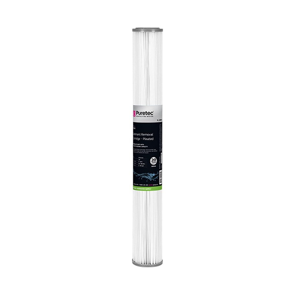 Puretec 20" x 2.5" Pleated Sediment Cartridge PL202