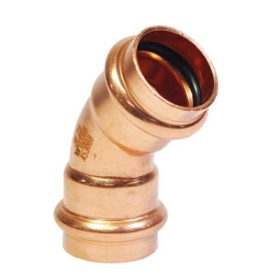 Copper Press Elbow 20mm 45D