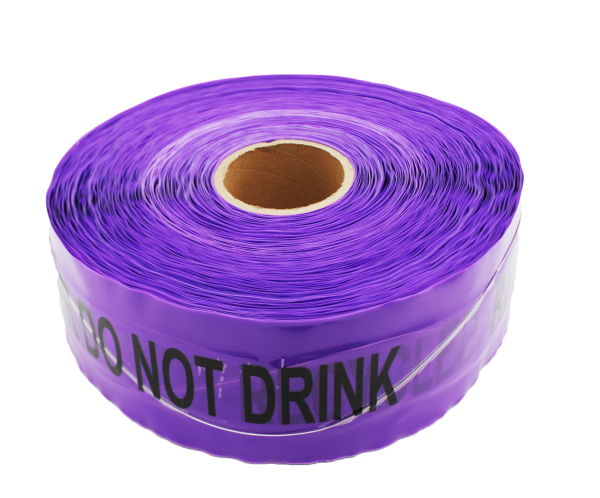 Tape Detection Tracer Wire 100mm x 250M - Reclaimed Water