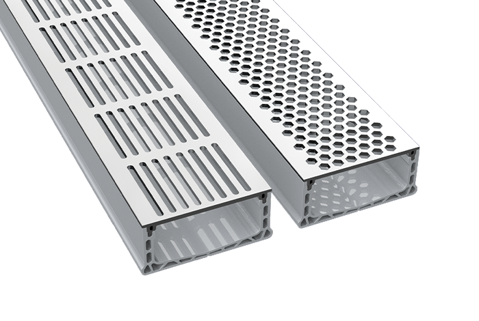 Ultra Drain Plus 130 - 1 Piece Pack (2 L/M) Includes 1 x End Cap, 1 x Joiner & 1 x End Outlet