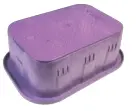 HR Commercial Valve Box 305 x 420 Rec. 160 Deep 1419-6VBOLNRW Lilac Lid