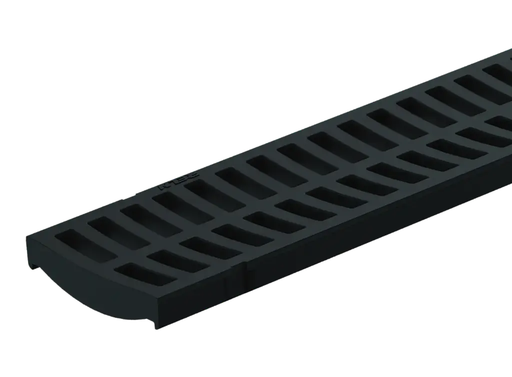 Reln Storm Drain 1m Black Plastic Grate Only