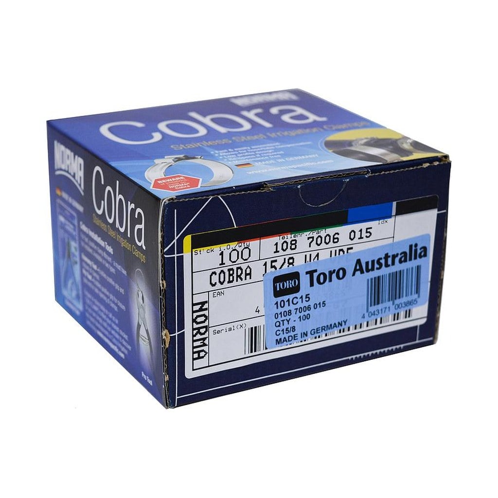 C14 13mm Cobra Clamp (Box of 100) 
