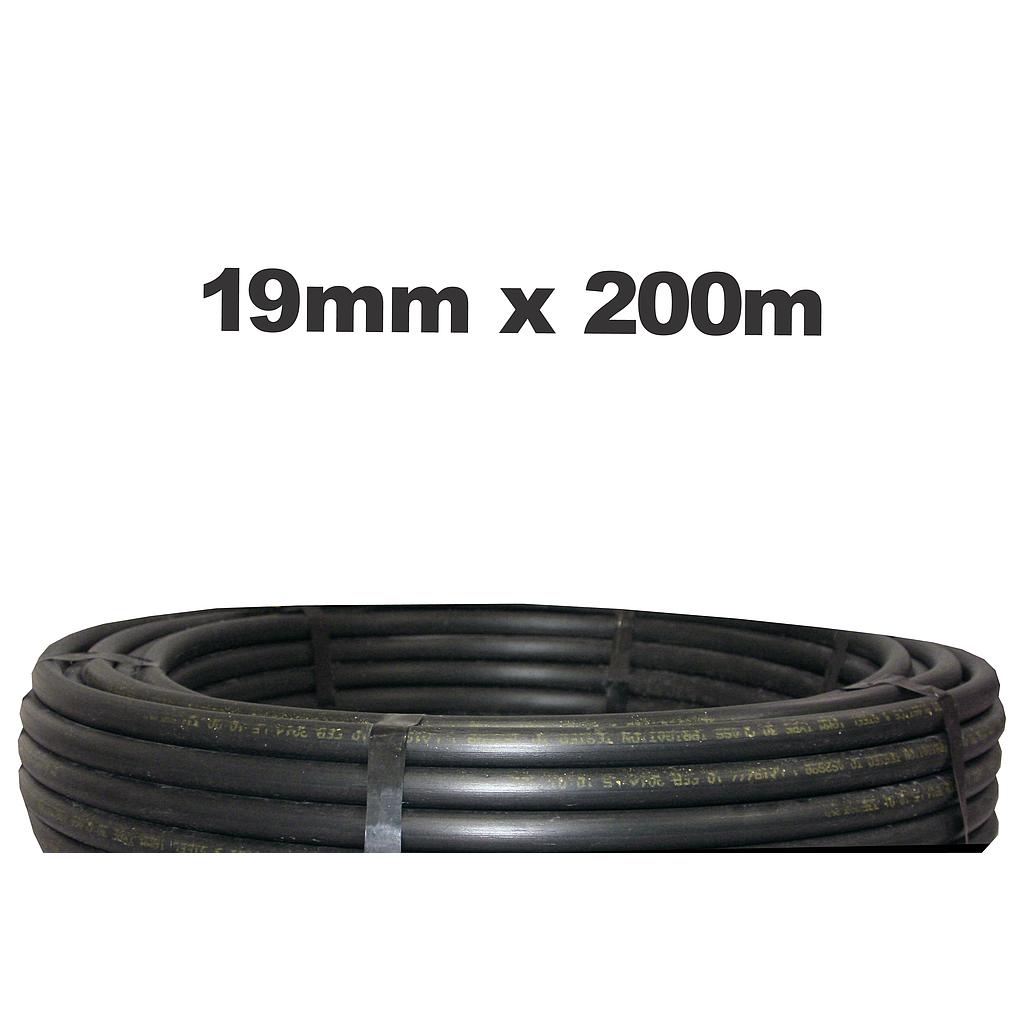 Poly Pipe 19mm x 200m LD