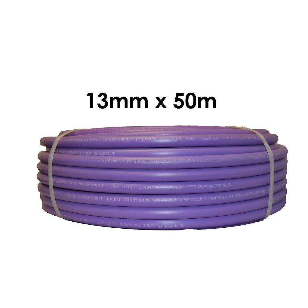 Poly Pipe 13mm x 50m Lilac LD