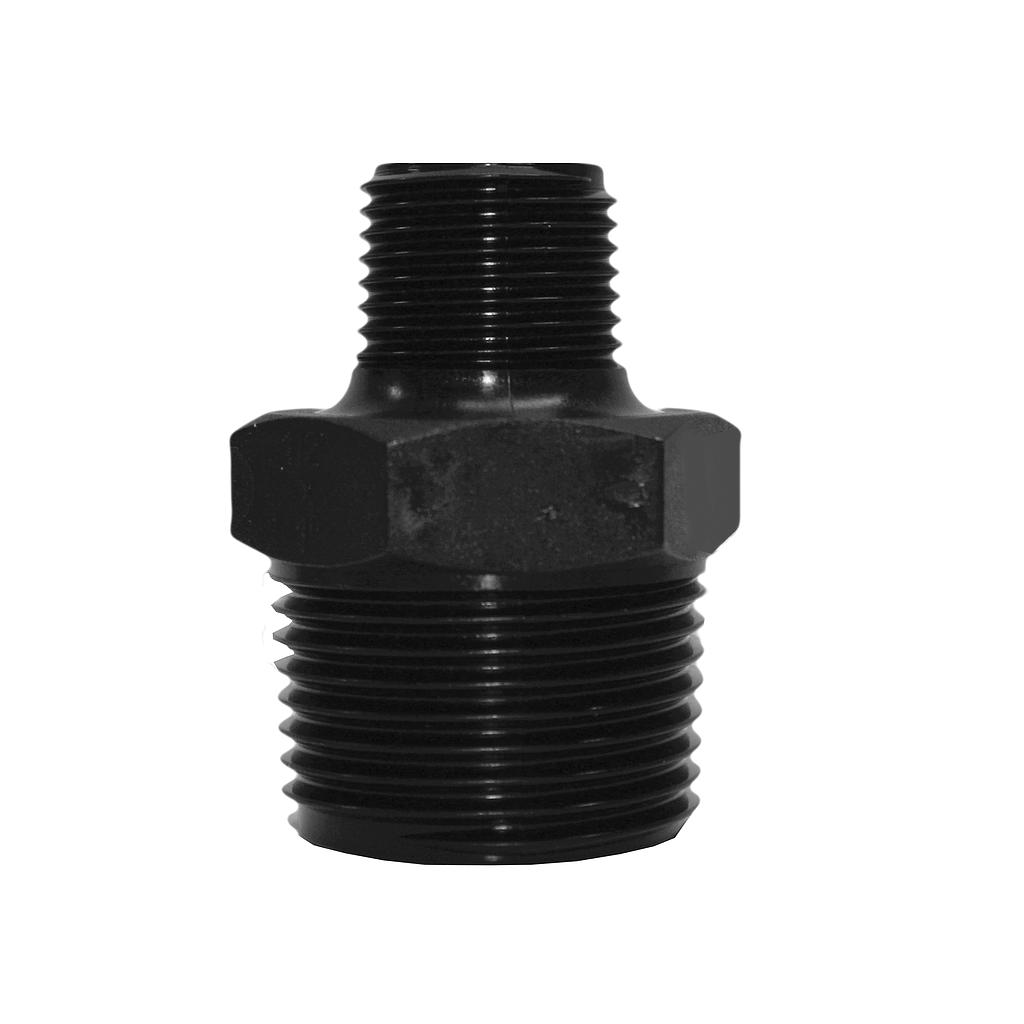 Poly Nipple Screwed 25mmx15mm