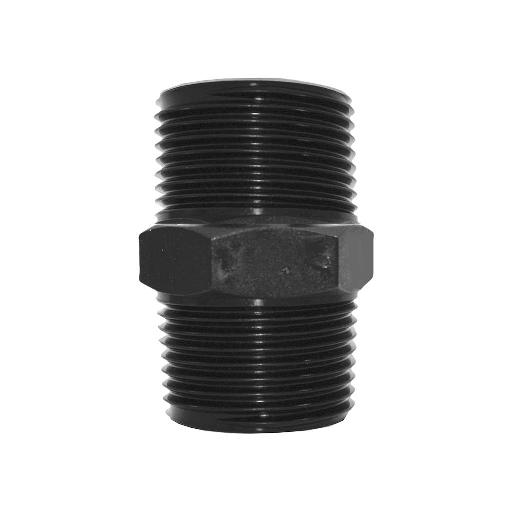 Poly Nipple Screwed 25mmx25mm