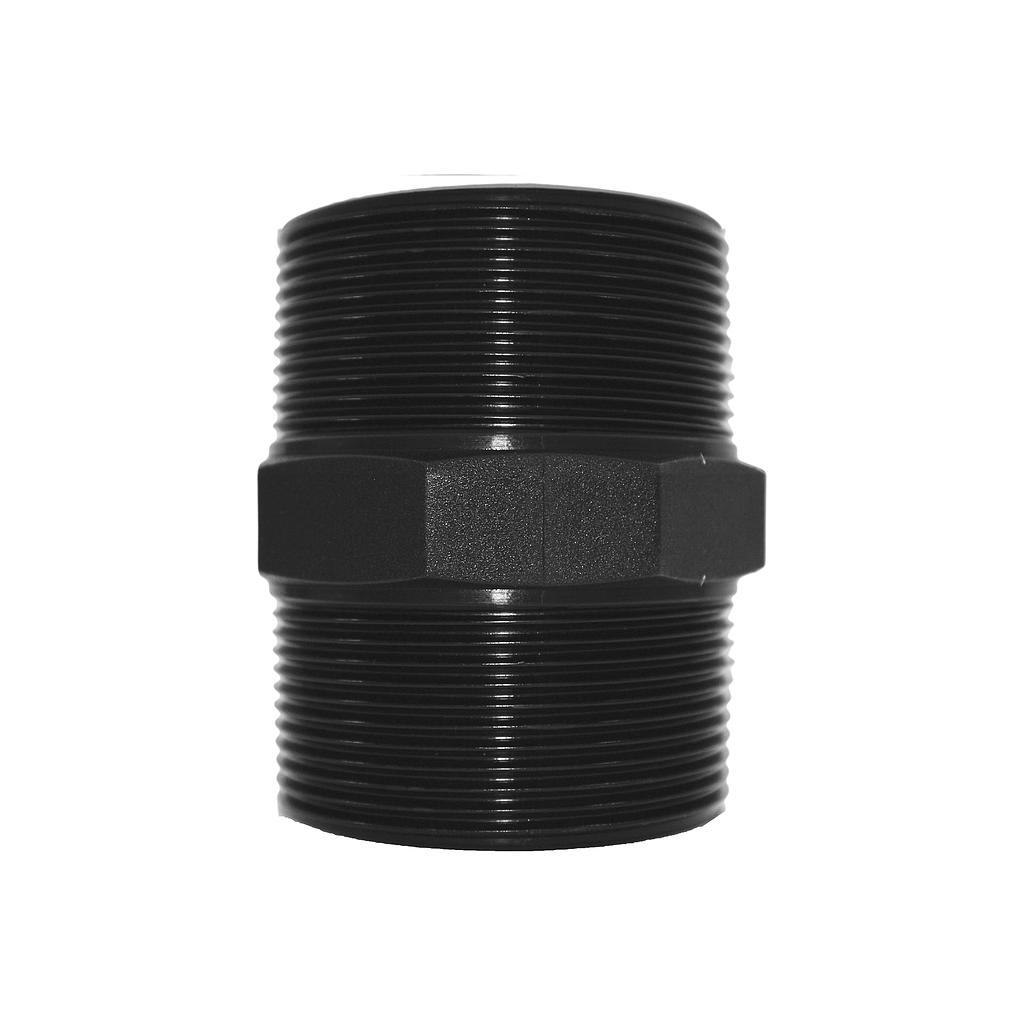 Poly Nipple Screwed 40mmx40mm