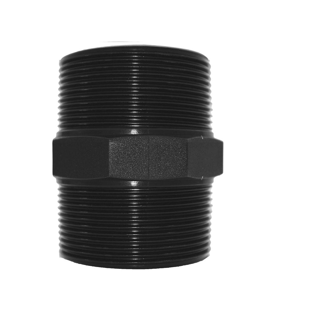 Poly Nipple Screwed 50mmx50mm