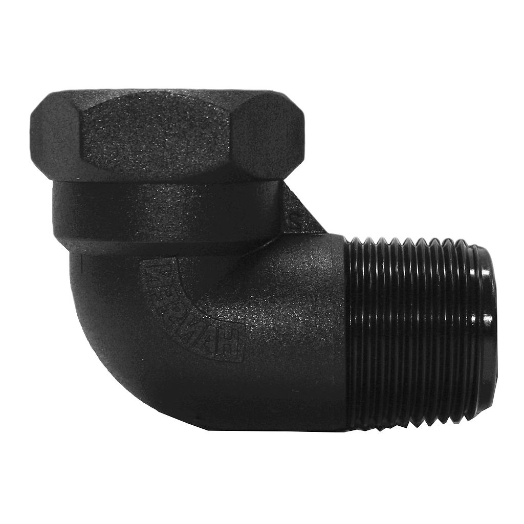 Poly Elbow Screwed MxF 25mm