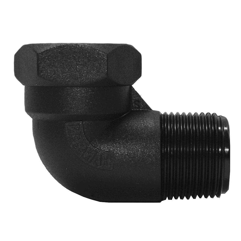 Poly Elbow Screwed MxF 32mm