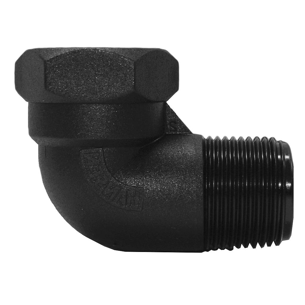 Poly Elbow Screwed MxF 40mm