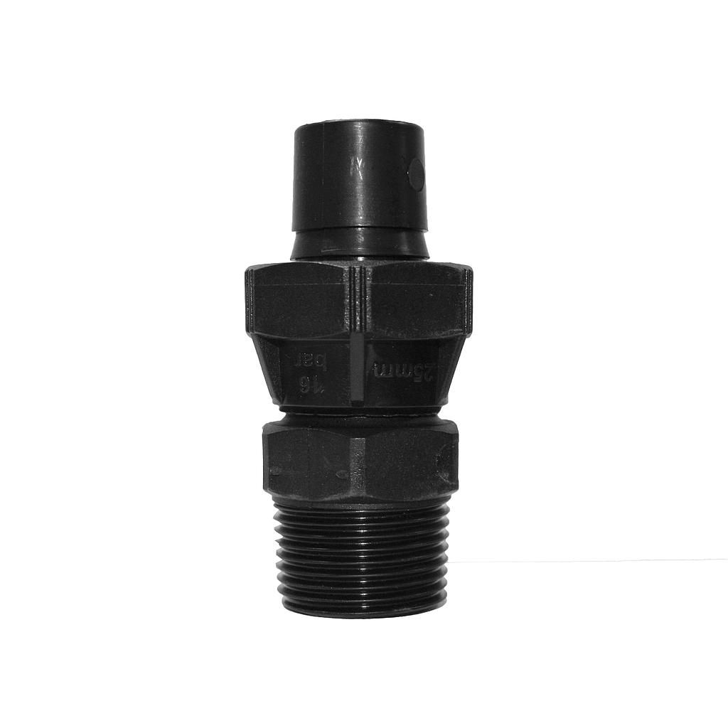Poly Coup. 32MiBSP x32Barb Backnut