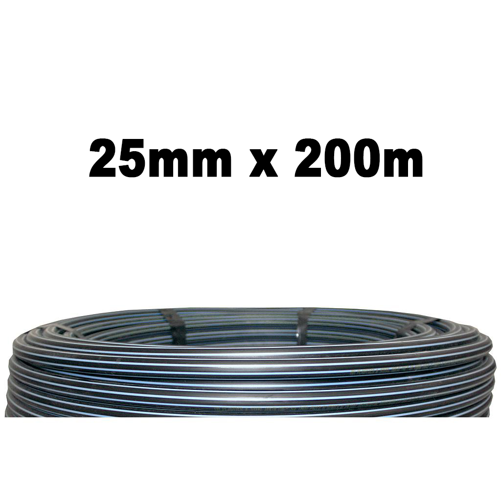 Blueline PE100 25mm x 200m PN12.5