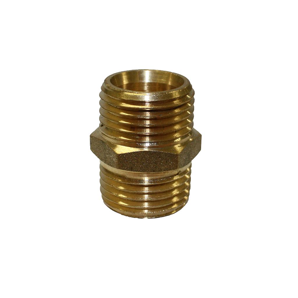 Brass Nipple 15mm x 15mm