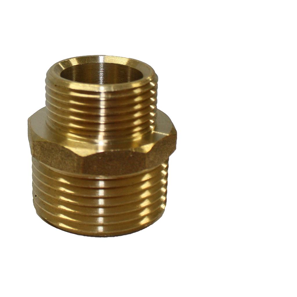 Brass Nipple 25mm x 20mm
