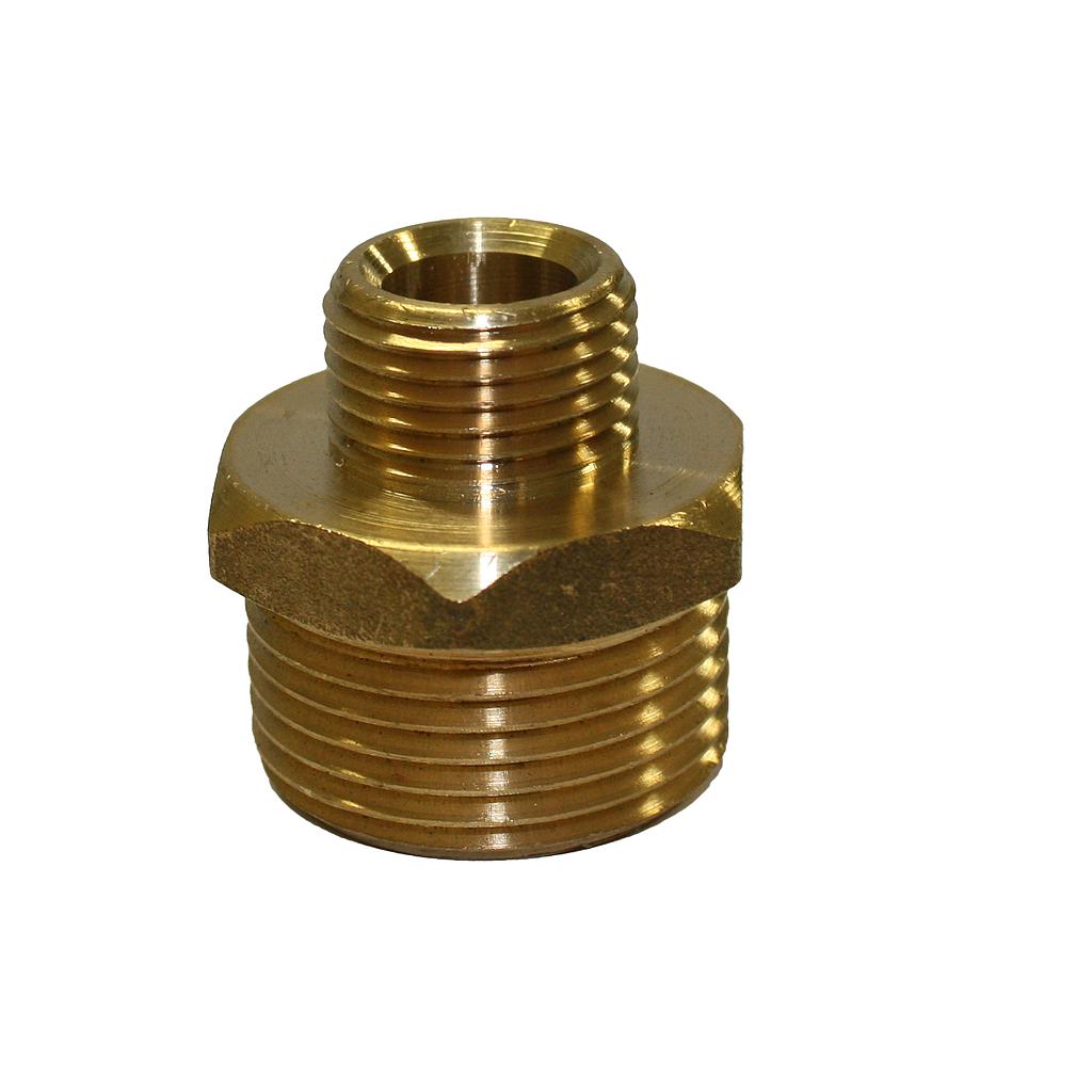 Brass Nipple 25mm x 15mm