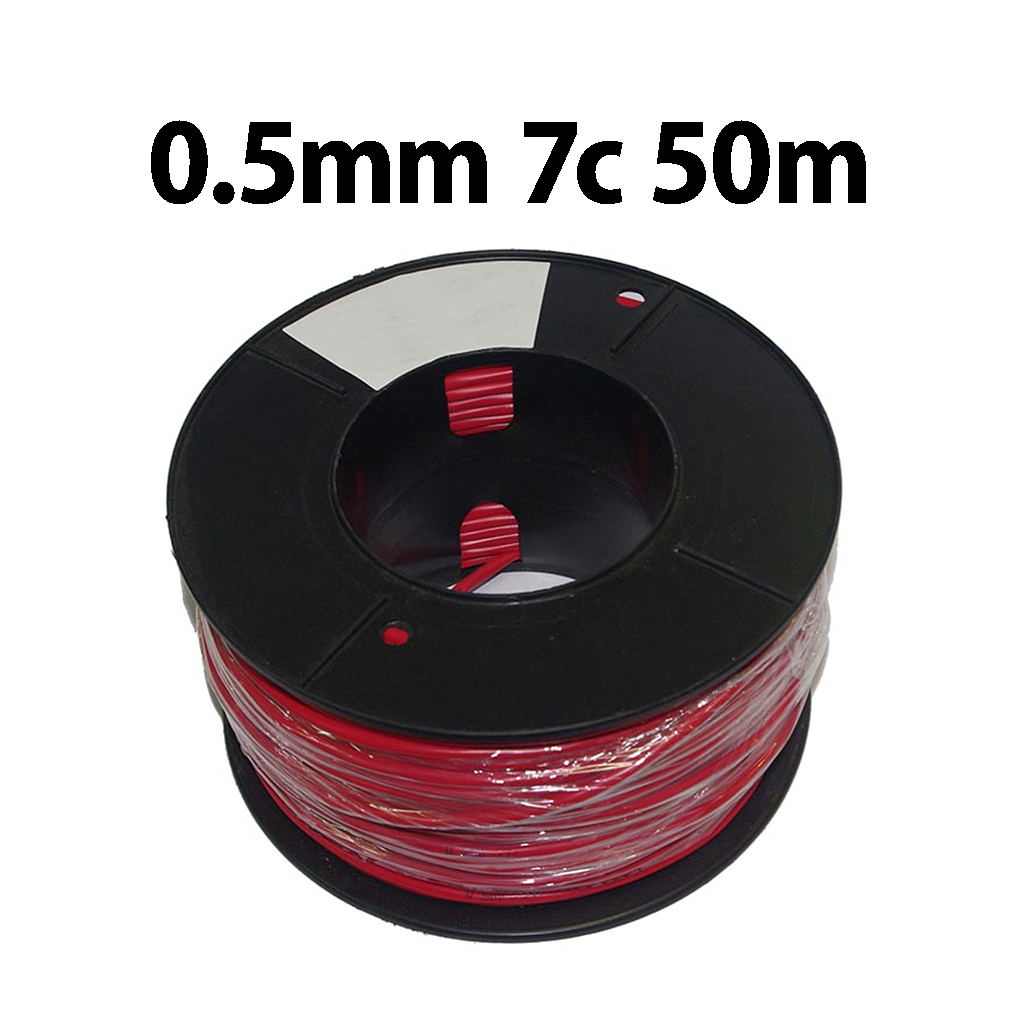 Wire Multicore 0.5mm 7C 50m
