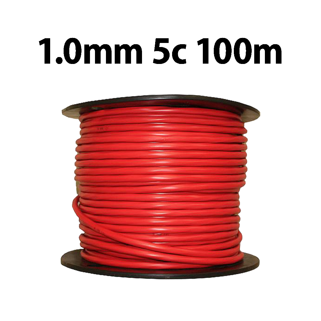 Wire Multicore 1.0mm 5C 100m