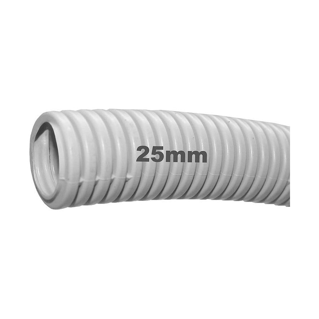 Conduit Grey Flexible 25mm Per Meter