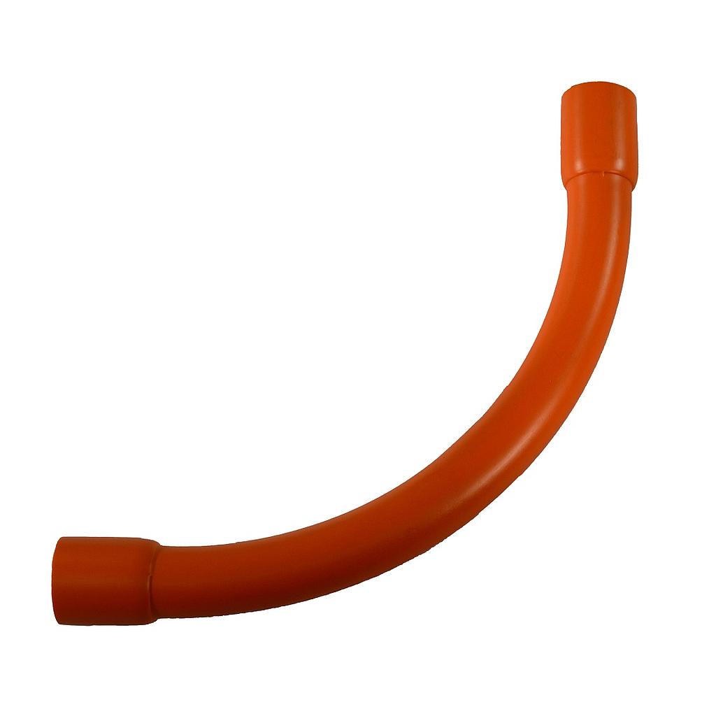 Conduit Sweep Bend 25mm Orange