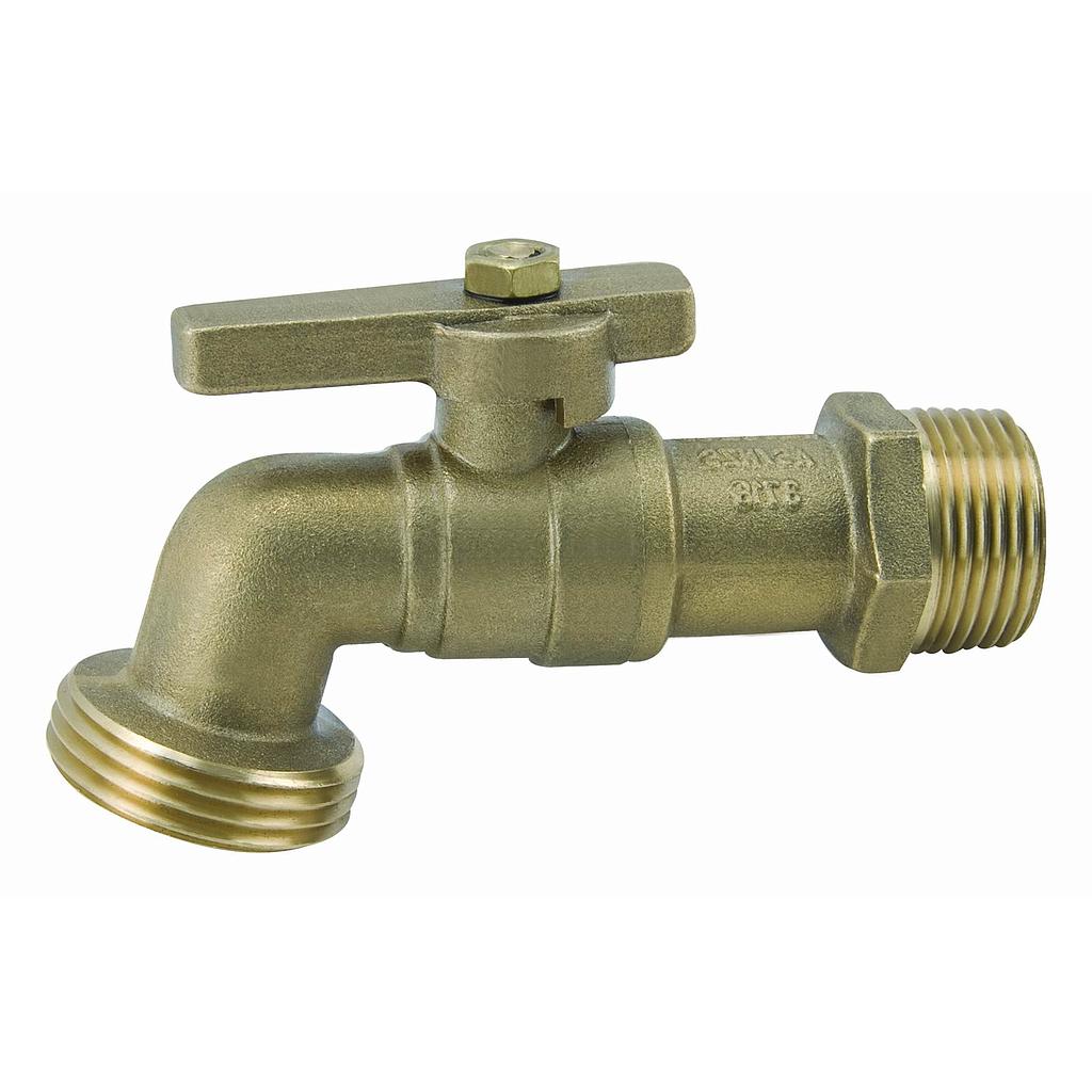 Ball Valve Hose Cock DZR 15MM