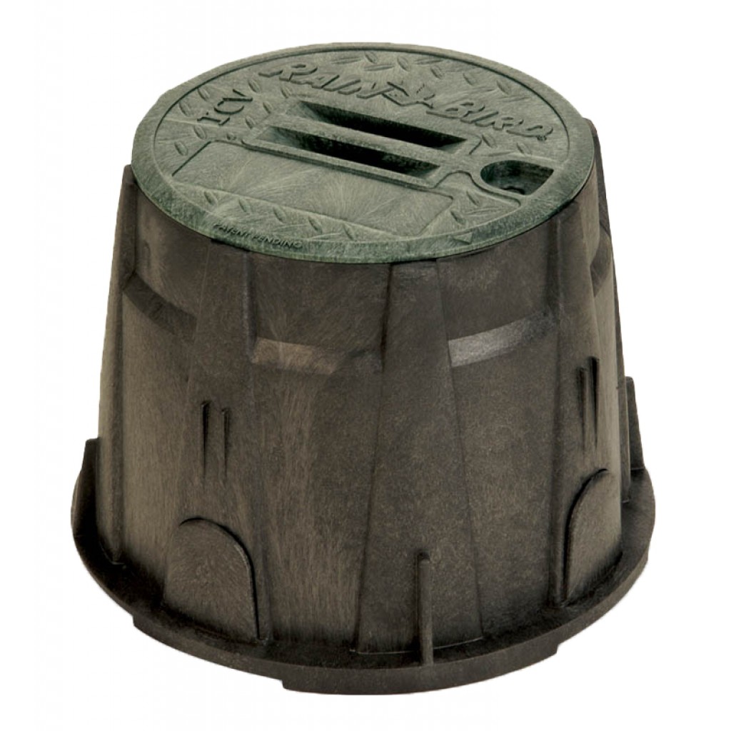 Rain Bird Valve Box 10" Round Green Lid