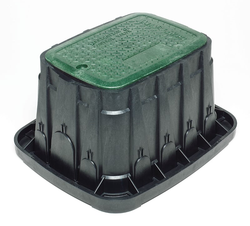Rain Bird Valve Box Standard 1419-12 Green Lid