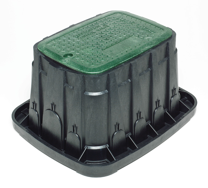 Rain Bird Valve Box Standard 1419-12 Green Lid
