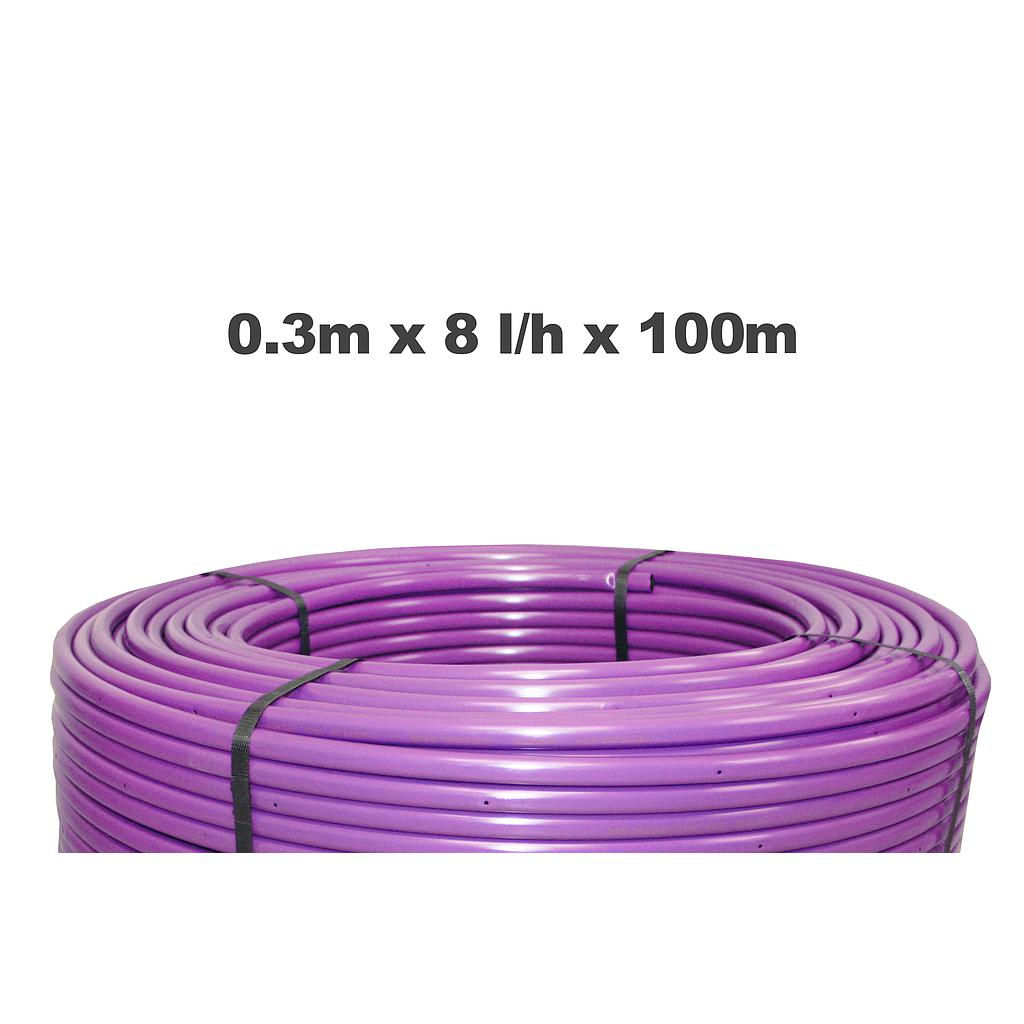 Netafim Landline 0.3m 8.4l/h 100m Purple