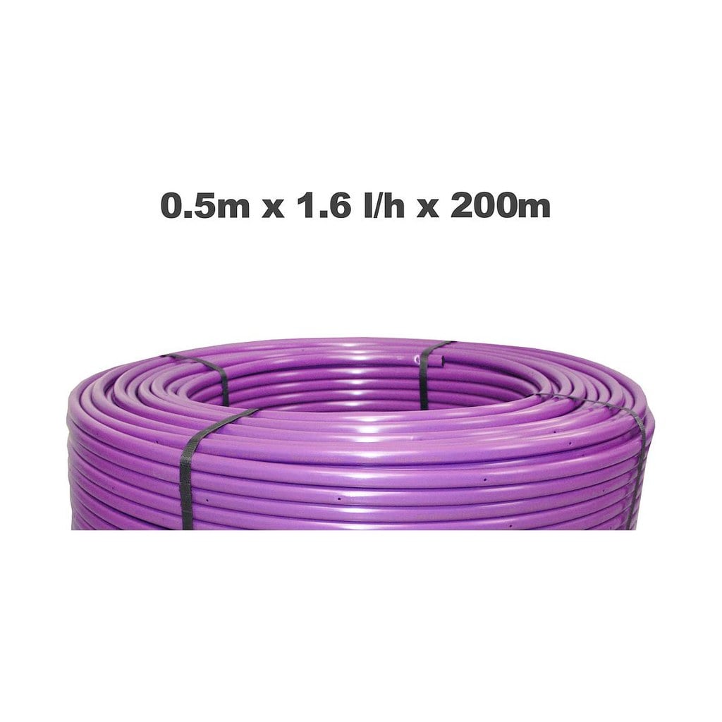 Netafim Techline AS 0.5m 1.6LPH 200m Purple