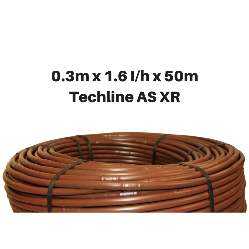 Netafim Techline AS XR 1.6lhr 0.3m 50m