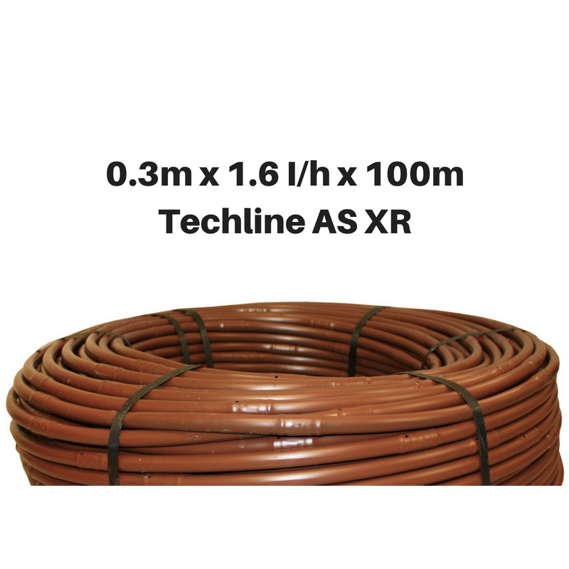 Netafim Techline AS XR 1.6lhr 0.3m 100m