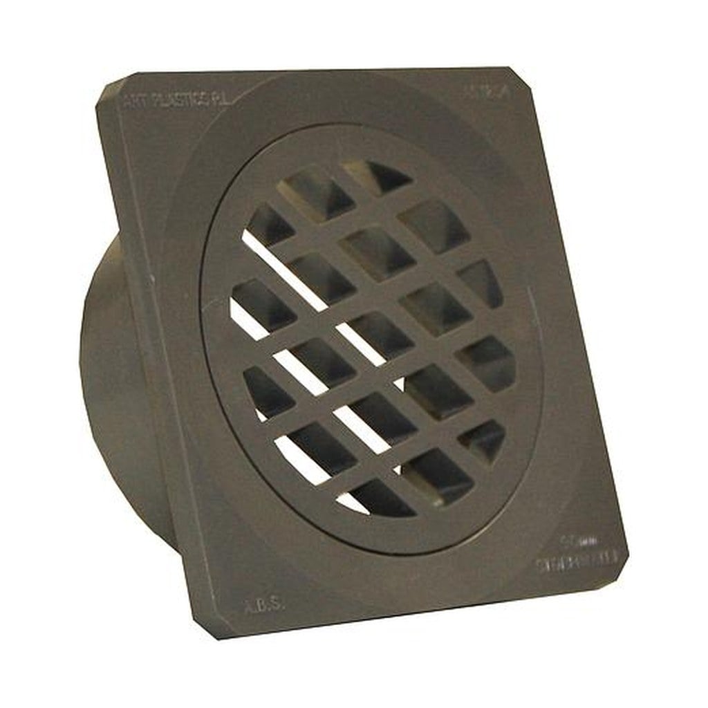 Grate Stormwater 90mm Square Grey